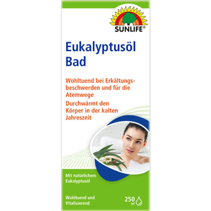 Добавка для ванны SUNLIFE (Санлайф) Eukalyptusol Bad с эвкалиптовым маслом при простуде 250 мл